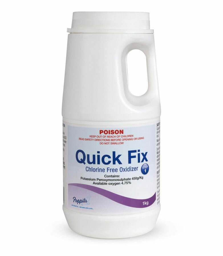 Poppits® Quick Fix Chlorine Free Spa Shock 1kg