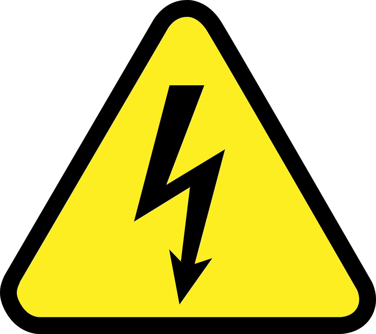 Electrical Safety Warning sign