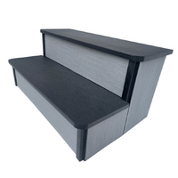 Jacuzzi® Spa Steps Two Tier - Brushed Grey