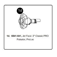 Jacuzzi® 50mm(2") Classic PRO Pulsator Jet Face