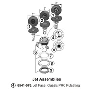 50mm(2") Jacuzzi® J-200™ Classic PRO Pulsating Jet Face