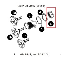 3 3/8" Jacuzzi® JX 2022 Jet Nut