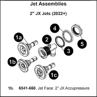 50mm(2") Jacuzzi® JX 2022 Accupressure Jet Face