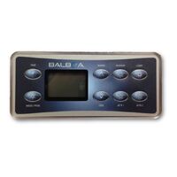 Balboa VL801D 8 button Touchpad and Overlay