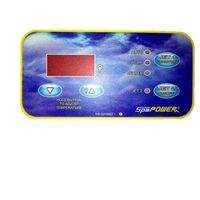 Davey Spa Quip®  Xcelsior Touch Pad Overlay