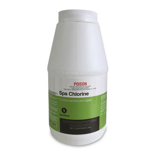 Spa Chlorine 2kg Spa Store - Replaces Lithium or Bromine
